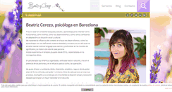 Desktop Screenshot of beatrizcerezo.com